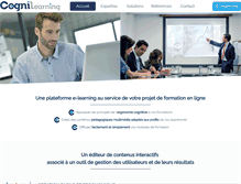 Tablet Screenshot of cognilearning.com